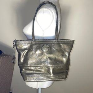 Coach Shoulder Bag Tote Bag Signature “C” Stitched